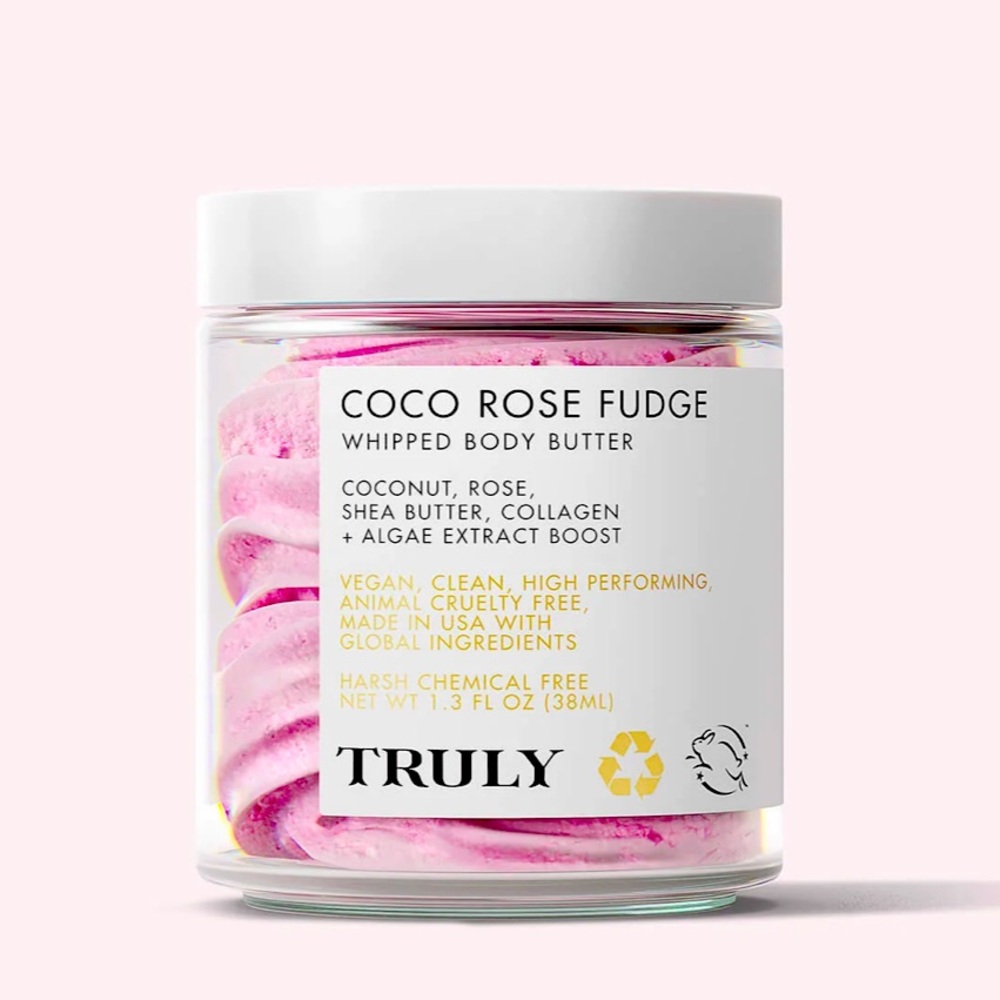 Truly Coco Rose Fudge whipped body butter Brand New